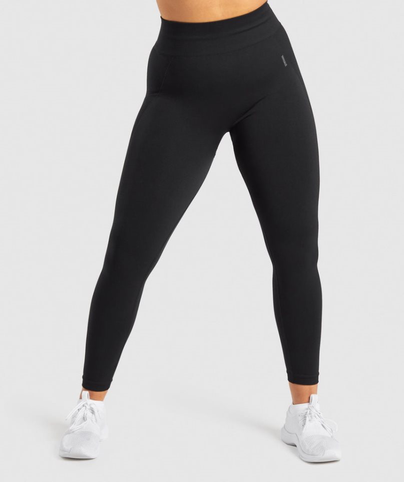 Legginsy Gymshark Flex High Waisted Damskie Czarne | PL 182JYT